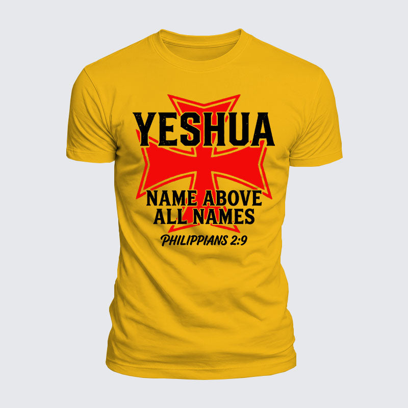 Luxe Mercerized Cotton Tee -  Yeshua Name Above All Names