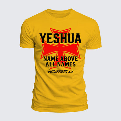 Luxe Mercerized Cotton Tee -  Yeshua Name Above All Names