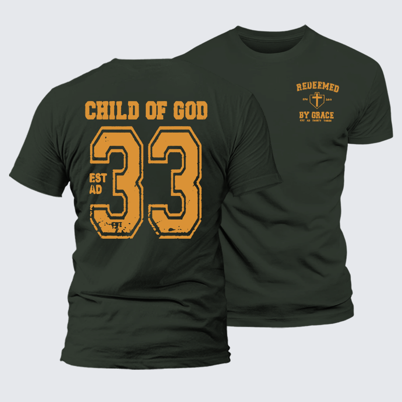 Luxe Mercerized Cotton Tee - Redeemed By Grace