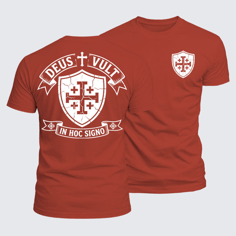 Luxe Mercerized Cotton Tee - Deus Vult