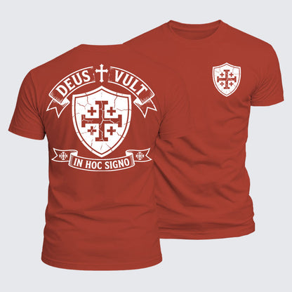 Luxe Mercerized Cotton Tee - Deus Vult