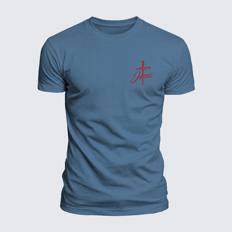 Luxe Mercerized Cotton Tee - Red Cross Jesus