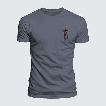 Luxe Mercerized Cotton Tee - Faith 2 Cor 5:7
