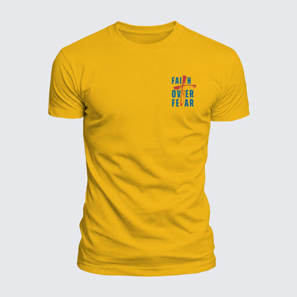 Luxe Mercerized Cotton Tee - Faith Over Fear