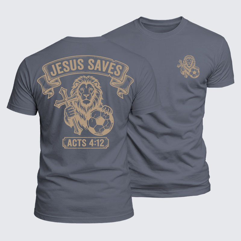 Luxe Mercerized Cotton Tee -  Jesus Saves