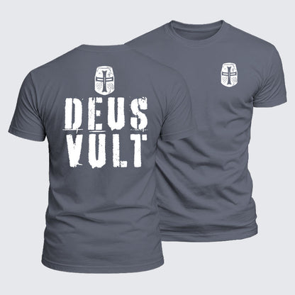 Luxe Mercerized Cotton Tee - Deus Vult