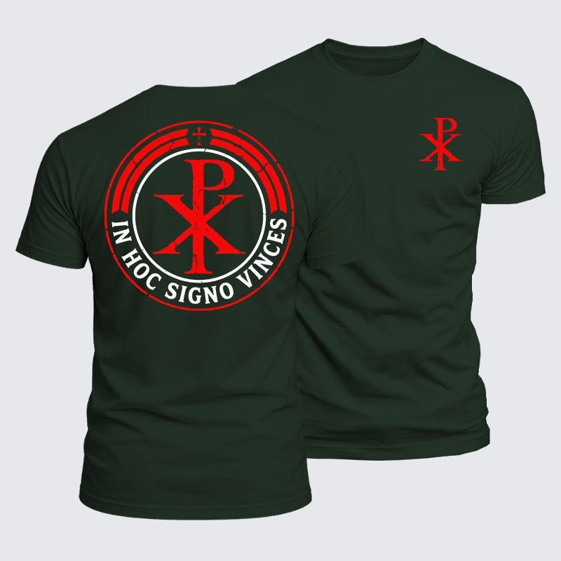 Luxe Mercerized Cotton Tee - In Hoc Signo Vinces