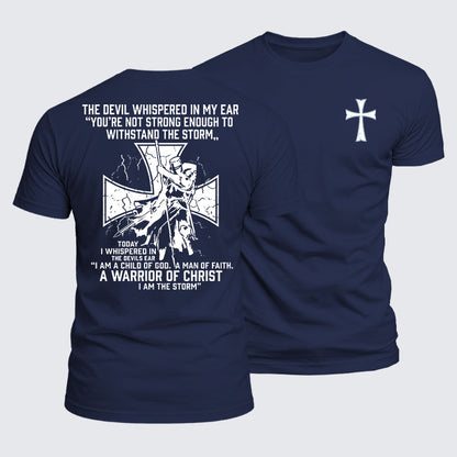 Luxe Mercerized Cotton Tee -  The Devil Whispered in My Ear
