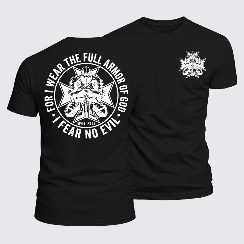 Luxe Mercerized Cotton Tee - Fear No Evil