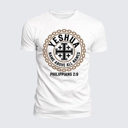Luxe Mercerized Cotton Tee -  Yeshua Name Above All Names