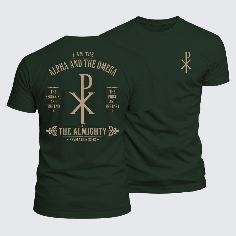 Luxe Mercerized Cotton Tee - Alpha And Omega