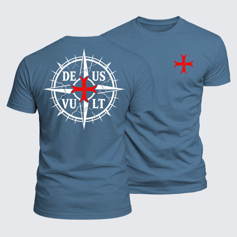 Luxe Mercerized Cotton Tee - Deus Vult