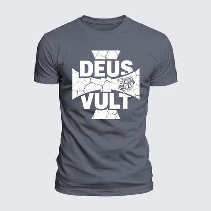 Luxe Mercerized Cotton Tee - Deus Vult