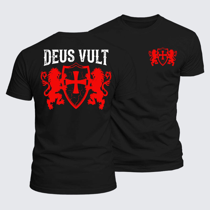 Luxe Mercerized Cotton Tee - Deus Vult