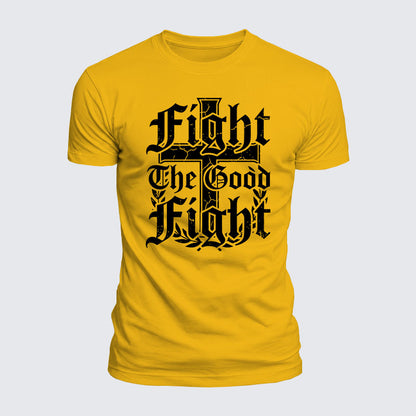 Luxe Mercerized Cotton Tee -  Fight the Good Fight