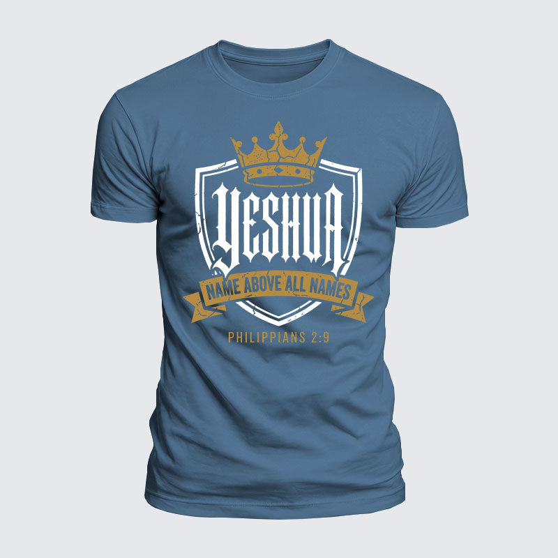 Luxe Mercerized Cotton Tee -  Yeshua Name Above All Names