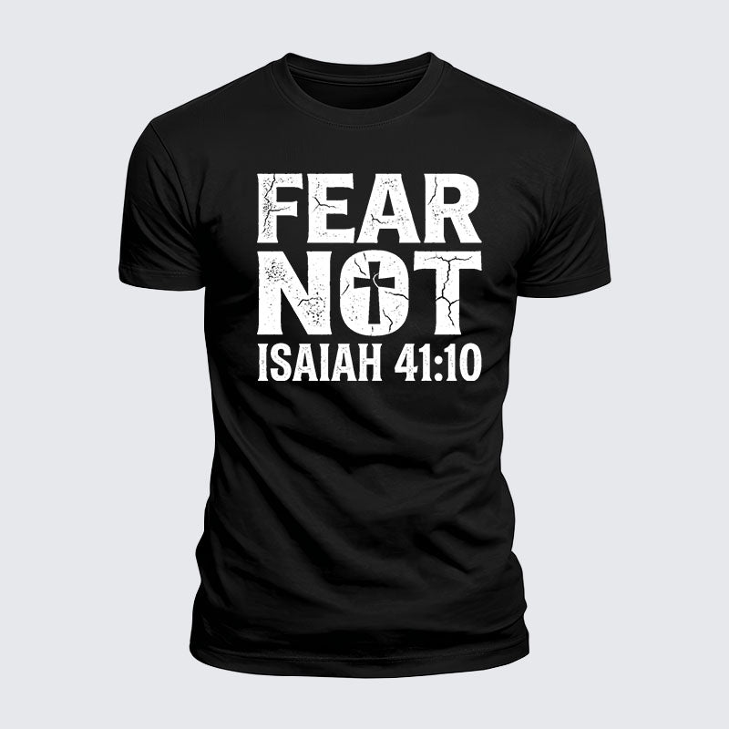 Luxe Mercerized Cotton Tee - Fear Not Isaiah 41:10