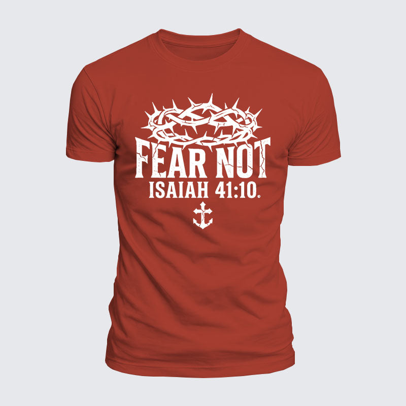 Luxe Mercerized Cotton Tee - Fear Not Isaiah 41:10