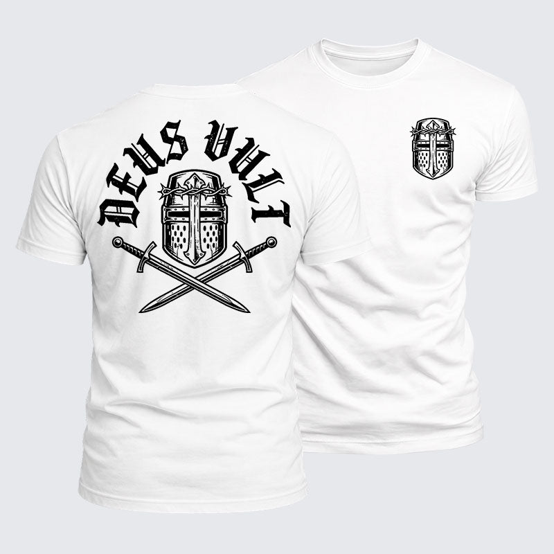 Luxe Mercerized Cotton Tee - Deus Vult