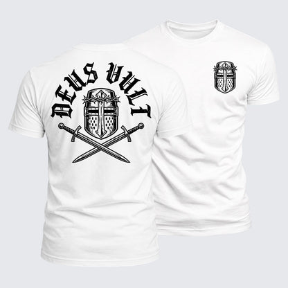 Luxe Mercerized Cotton Tee - Deus Vult