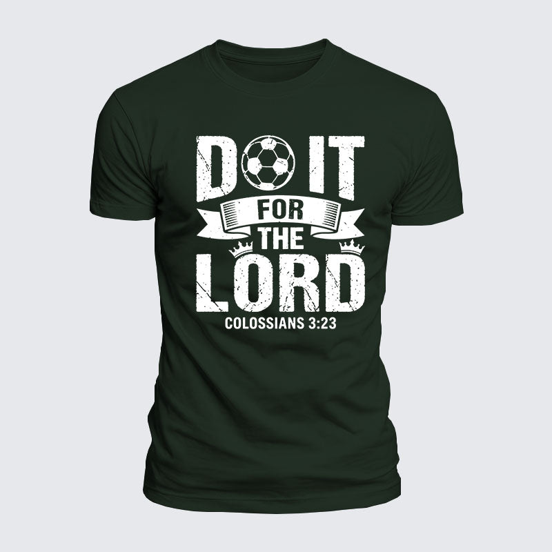 Luxe Mercerized Cotton Tee -  Do It For The Lord