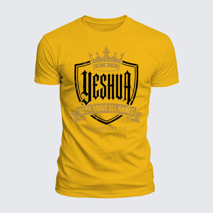 Luxe Mercerized Cotton Tee -  Yeshua Name Above All Names