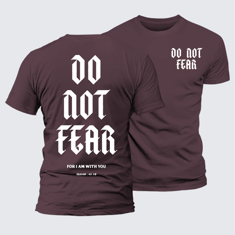 Luxe Mercerized Cotton Tee - Do Not Fear