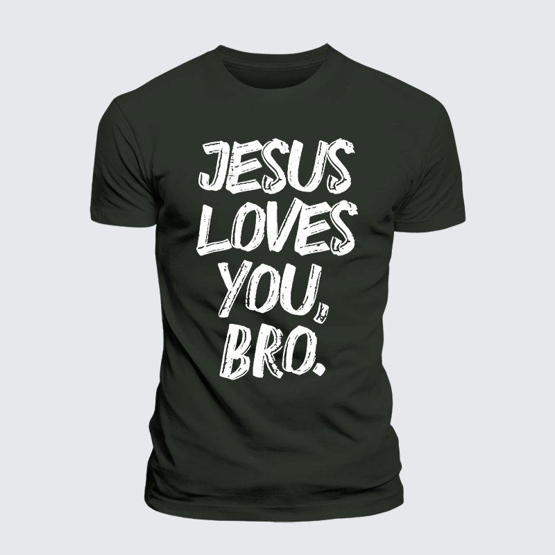 Luxe Mercerized Cotton Tee - Jesus Loves Bro