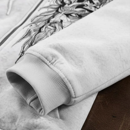 Nordic Style Viking Fleece Inner Lined Winter Hoodie