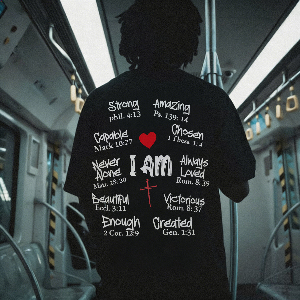 I Am Printed Men's T-shirt