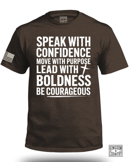 Confidence-Purpose-Boldness-Courage T-Shirt