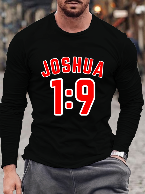 Joshua 1:9 Long Sleeve T-Shirt