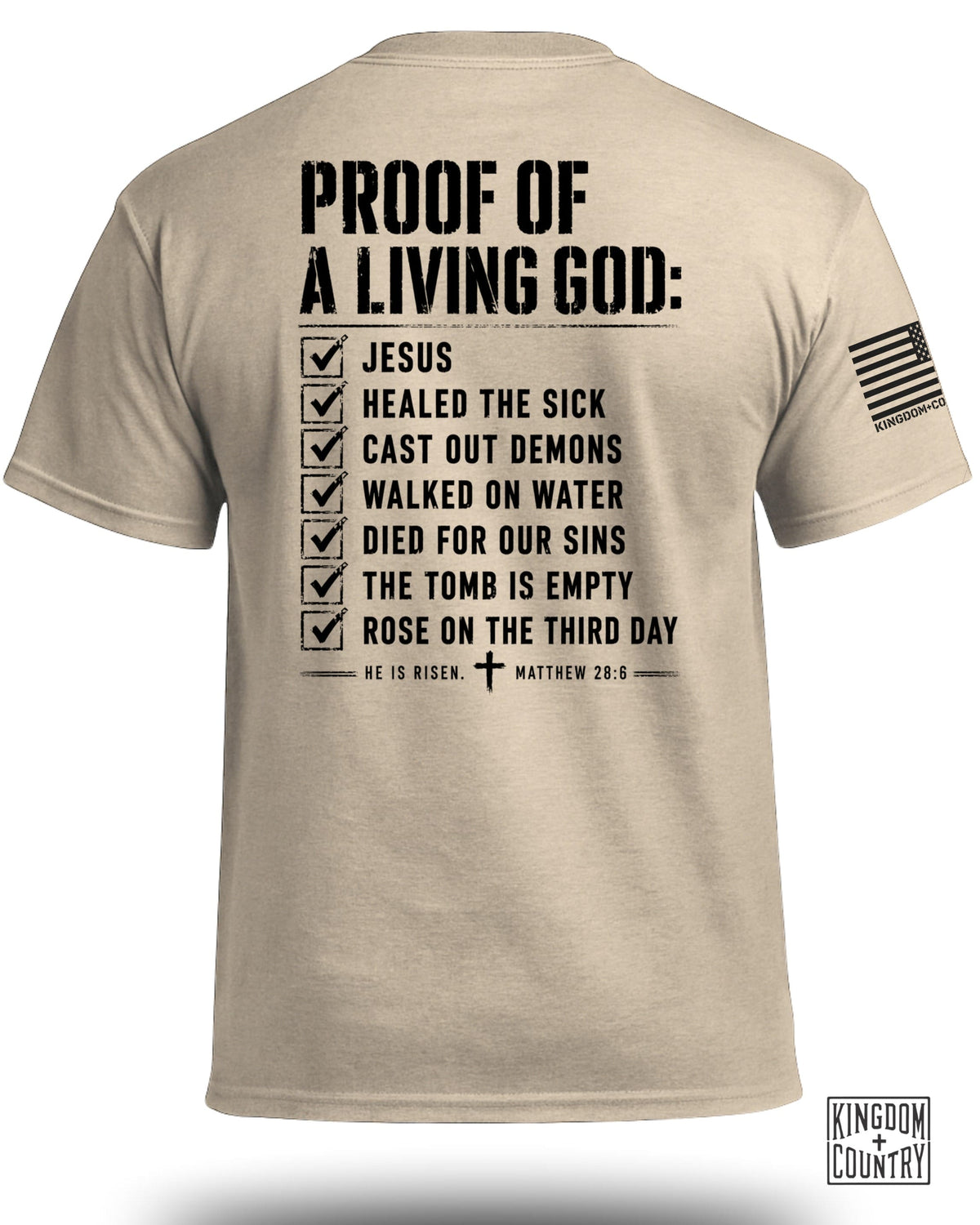 Proof Of Jesus Checklist T-Shirt