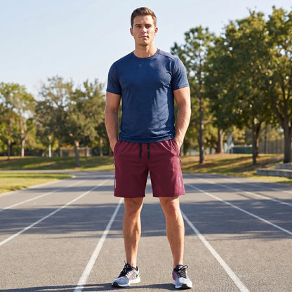 Men's  5-Pack Quick-Dry Shorts – Lightweight Breathable Athletic & Casual Shorts