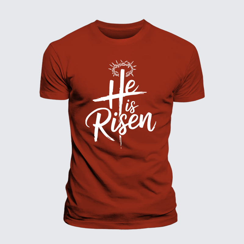 Luxe Mercerized Cotton Tee - He Is Risen