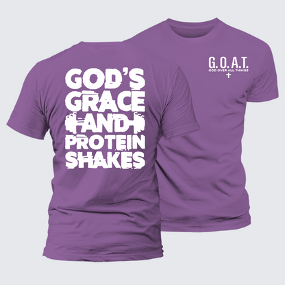Luxe Mercerized Cotton Tee - Gym Faith