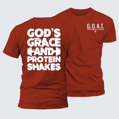 Luxe Mercerized Cotton Tee - Gym Faith