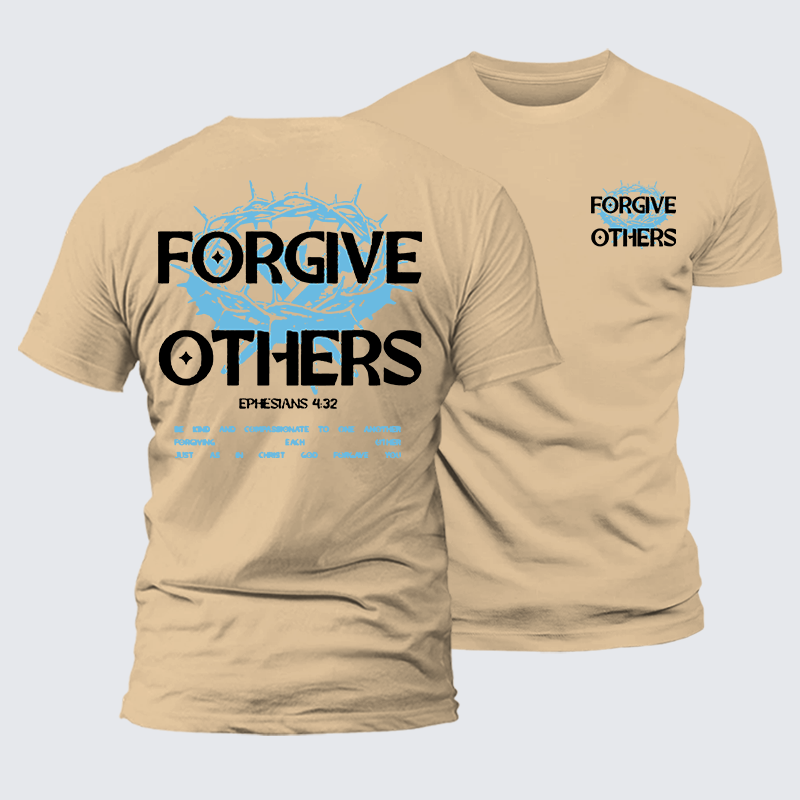 Luxe Mercerized Cotton Tee - Forgive Others