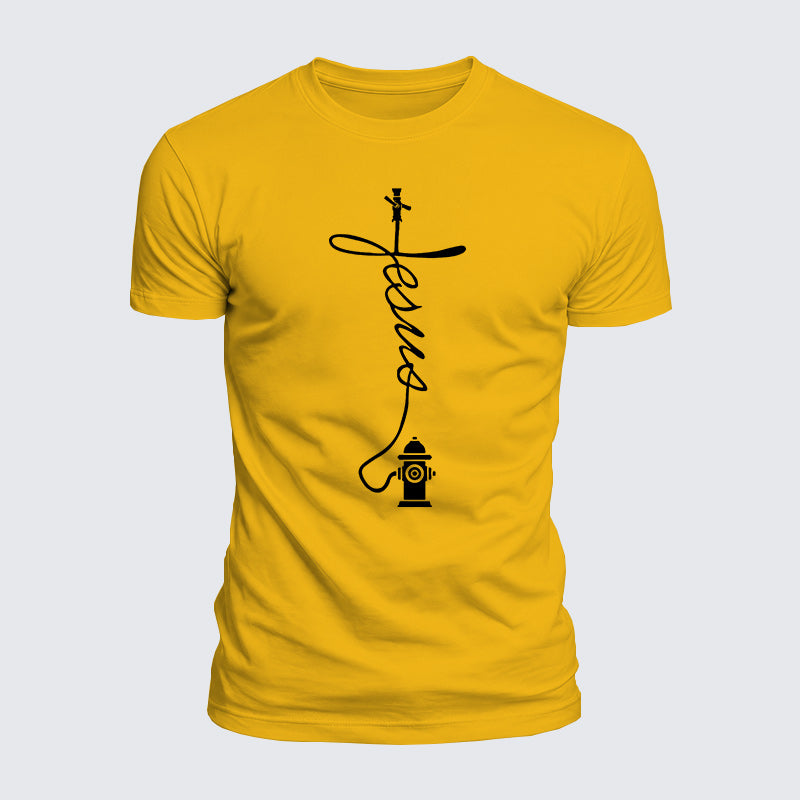 Luxe Mercerized Cotton Tee - Firefighter
