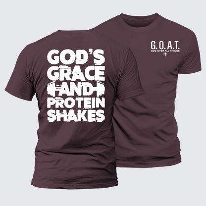 Luxe Mercerized Cotton Tee - Gym Faith