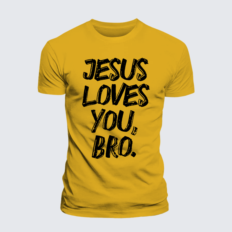 Luxe Mercerized Cotton Tee - Jesus Loves Bro