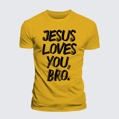 Luxe Mercerized Cotton Tee - Jesus Loves Bro