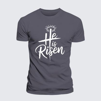 Luxe Mercerized Cotton Tee - He Is Risen