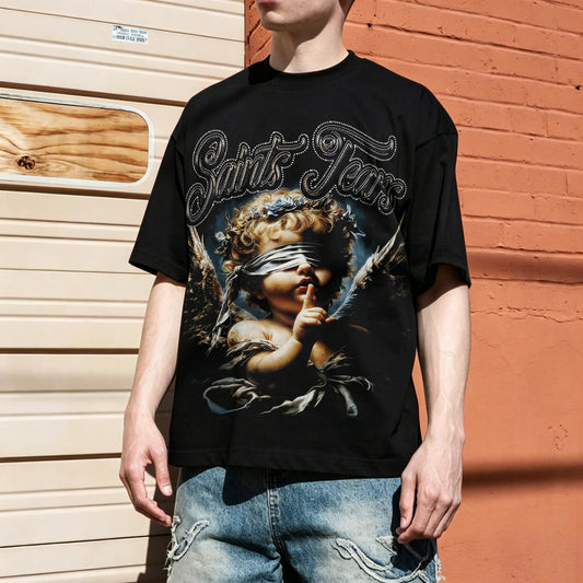 Saints Tears Printed Men's T-shirt