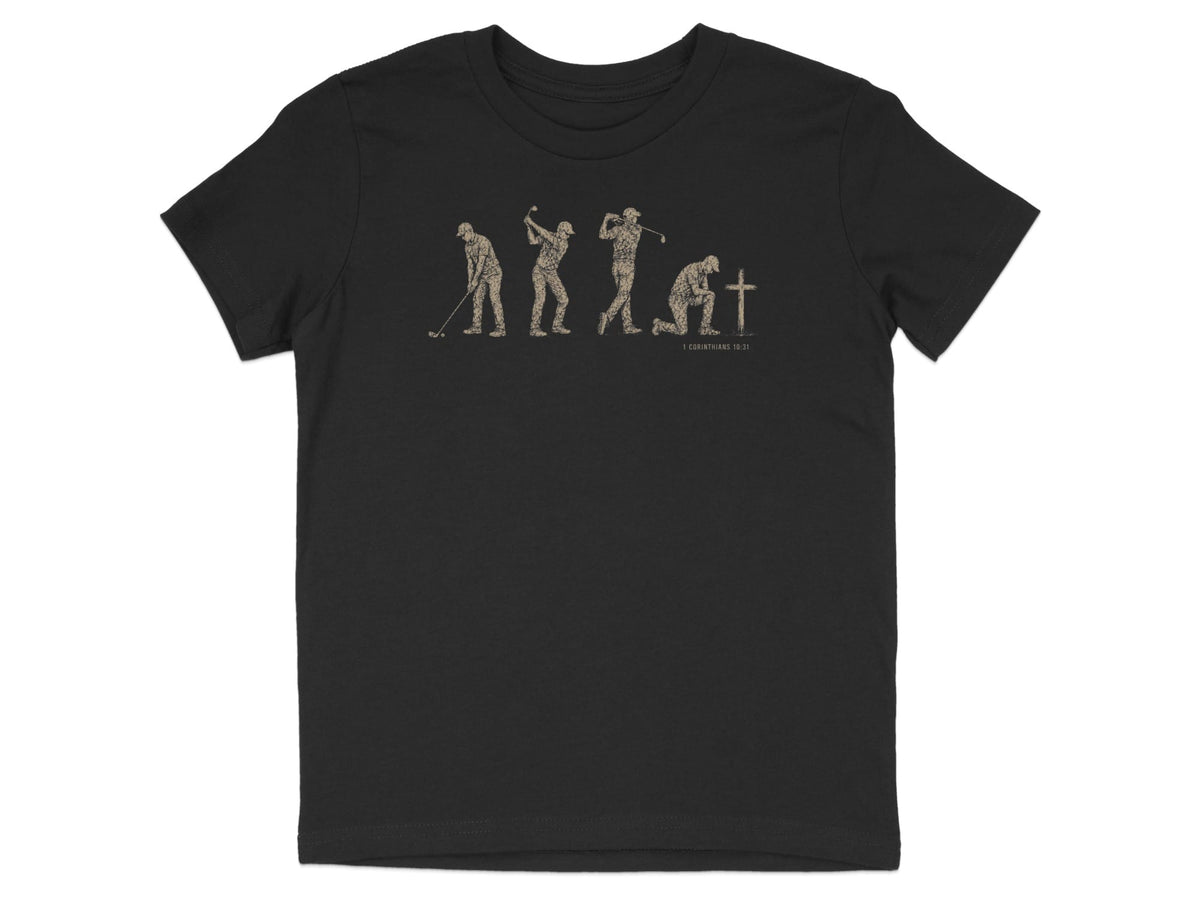 Golf Faith Journey Youth T-Shirt