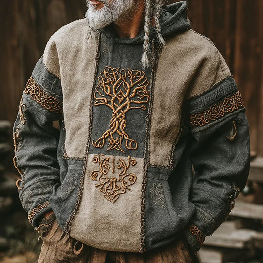 Men's Viking Celtic Knot Tree Of Life Art Hoodie