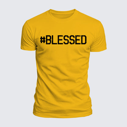 Luxe Mercerized Cotton Tee - Blessed