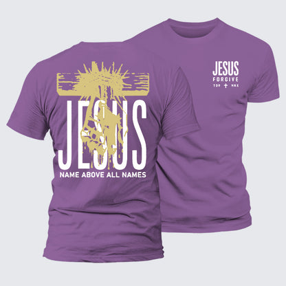 Luxe Mercerized Cotton Tee - Jesus Name Above All Names