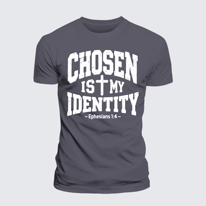 Luxe Mercerized Cotton Tee - Chosen Is My ldentity
