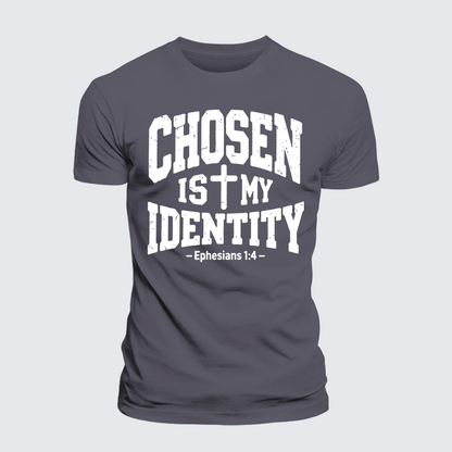 Luxe Mercerized Cotton Tee - Chosen Is My ldentity